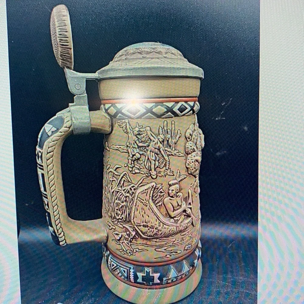 Vintage Avon Ceramic Beer Stein 1988
